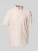 Casual fit zakelijk overhemd met 1/2-mouwen