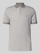 Regular fit poloshirt van katoenmix
