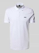 Regular fit poloshirt met labelprint, model 'Paddy'