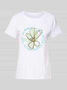 Regular fit T-shirt van puur katoen