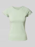 Regular fit T-shirt van katoenmix