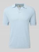 Regular fit poloshirt met V-hals, model 'BRAIAN'
