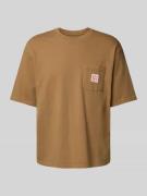 T-shirt met borstzak