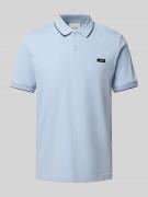 Poloshirt met labeldetail
