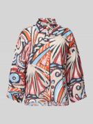 Relaxed fit blouse met 3/4-mouwen