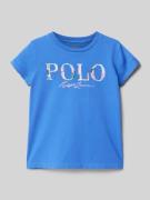 T-shirt met labeldetail