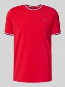T-shirt met ribboorden