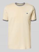 T-shirt met ribboorden