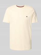 T-shirt met labelstitching