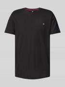 T-shirt met labelstitching