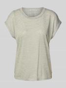 Regular fit T-shirt met streepmotief