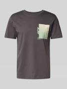 Regular fit T-shirt van puur katoen