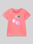 Regular fit T-shirt van puur katoen