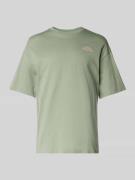 T-shirt met labelprint