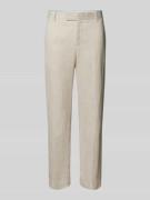 Stoffen broek met persplooien