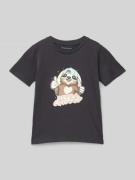 Regular fit T-shirt van puur katoen