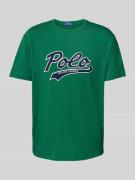 T-shirt met labelmotief