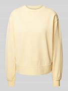 Sweatshirt met labelprint