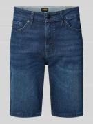 Slim fit korte jeans in 5-pocketmodel, model 'Delaware'