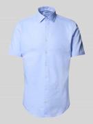 Slim fit zakelijk overhemd met knoopsluiting