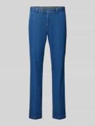 Slim fit jeans met riemlussen