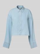 Regular fit overhemdblouse met kimonomouwen, model 'CHARIS'