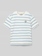 T-shirt met labelprint