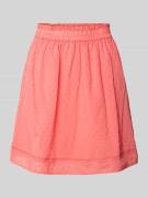 Knielange rok met elastische band, model 'TUTTY'