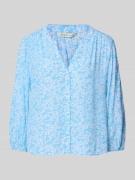 Loose fit blouse met all-over motief