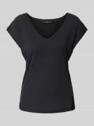 T-shirt met V-hals, model 'FILLI'