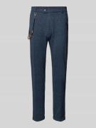 Stoffen broek met structuurmotief, model 'Conn'
