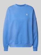 Oversized sweatshirt met labelstitching