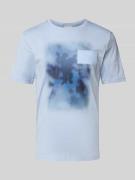 Regular fit T-shirt van puur katoen