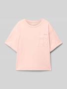 T-shirt met labelstitching