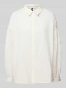 Relaxed fit overhemdblouse van puur katoen, model 'MUNA'