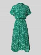 Midi-jurk met overhemdkraag