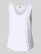 Top met bandjes en ronde hals, model 'SAIMI'