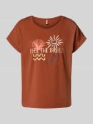 T-shirt met ronde hals, model 'RINA'