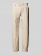 Regular fit pantalon met steekzakken