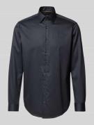 Regular fit zakelijk overhemd met kentkraag