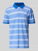 Regular fit poloshirt met labelstitching