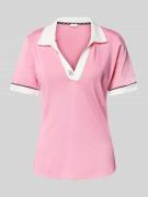 Poloshirt met labeldetail