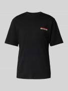 T-shirt met labelprint