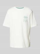 T-shirt met stitchingdetail, model 'MILO'