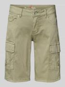 Korte cargobroek met 5-pocketmodel