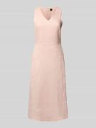 Midi-jurk met V-hals, model 'Dasico'