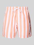 Regular fit zwembroek met labelpatch