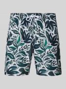 Regular fit zwembroek met labelpatch, model 'Mike'
