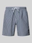 Regular fit zwembroek met labelpatch, model 'Mike'