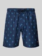 Regular fit zwembroek met labelpatch, model 'Mike'
